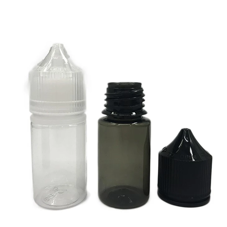 30ml 50ml 다채로운 V3 PET 투명 플라스틱 주스 액체 오일 병