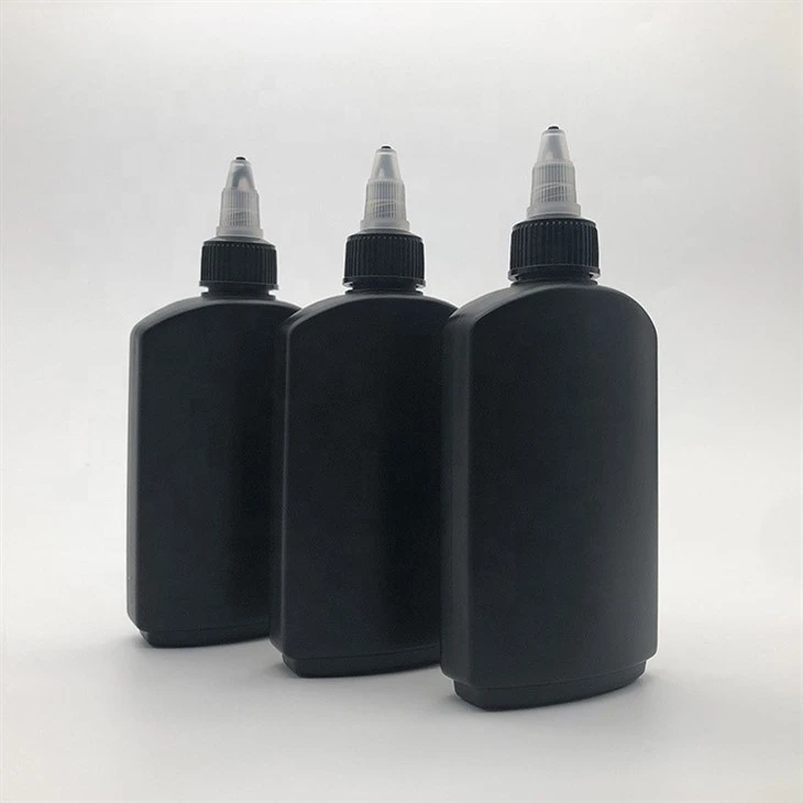 도매가 60ml 120ml 공장 직접 판매 빈 검정 HDPE 연약한 병