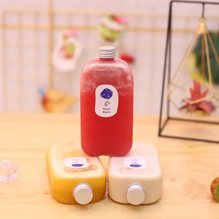 Empty 250ml 350ml 500ml PET Cold Juice Bottles