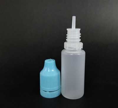 변조 방지 캡이 있는 10ml 점안제 병