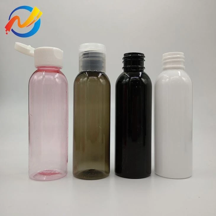 Plastic Pet Bottle 60 Ml With White Flip Top Cap (5)