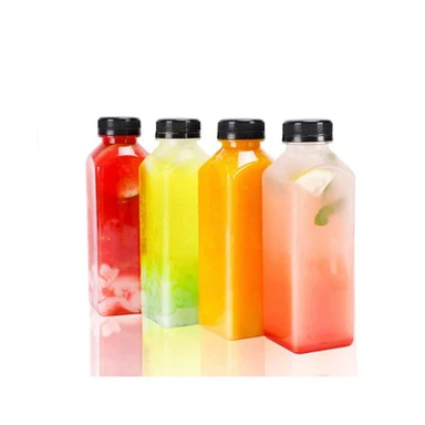 도매 100ml 250ml 300ml 500ml 정연한 주스 병 명확한 애완 동물 플라스틱 마시는 음료수 병
